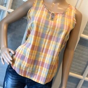 Vintage Victoria Harbor retro look check tank